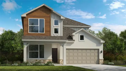 New construction Single-Family house 4749 Pleasant Pl, Round Rock, TX 78665 Quinley- photo 0