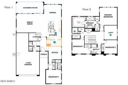 New construction Single-Family house 7381 W Bent Tree Dr, Peoria, AZ 85383 Plan 4016 Elevation F- photo 1 1