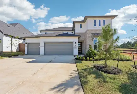New construction Single-Family house 5159 Silverbell Ln, Montgomery, TX 77363 plan 5058 Elevation E - image