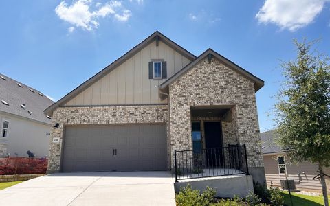 New construction Single-Family house 236 Wild Honeysuckle Wy, San Marcos, TX 78666 plan Evergreen - image