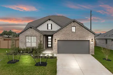 New construction Single-Family house 352 Ridgewell Lp, Georgetown, TX 78633 plan Goodrich - image