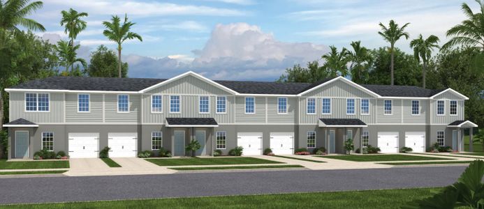 New construction Townhouse house 1198 Port Blue Wy, Lady Lake, FL 32159 null- photo 0