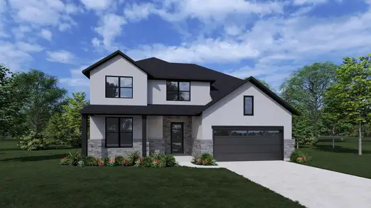 New construction Single-Family house 100 Blackberry Cv, Georgetown, TX 78628 plan Rainier - image