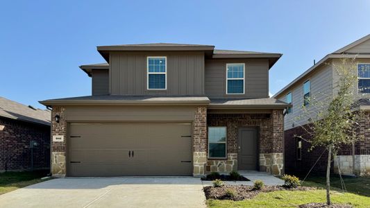 New construction Single-Family house 557 Minnie Ln, Pilot Point, TX 76258 X30F Florence- photo 0