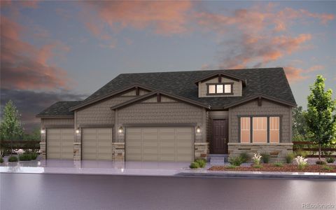 New construction Single-Family house 3878 Freestone Point, Castle Rock, CO 80108 Canyon- photo 0