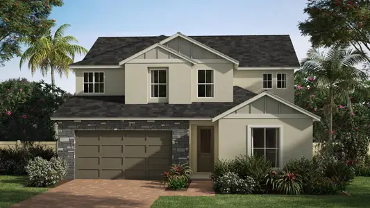 New construction Single-Family house 2413 Carrick St Nw, Palm Bay, FL 32907 plan Seagrass - image