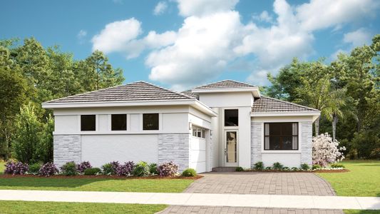 New construction Single-Family house 13288 Southwest Shinnecock Drive, Port Saint Lucie, FL 34987 Leslie- photo 0