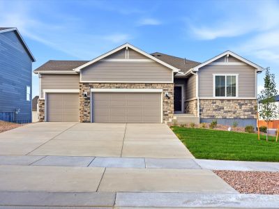 New construction Single-Family house 10803 Rolling Ranch Dr, Peyton, CO 80831 plan The Red Feather - image