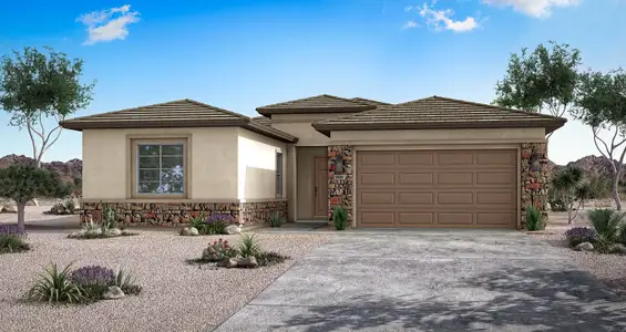 New construction Single-Family house 20275 W Exeter Blvd, Buckeye, AZ 85340 plan Cairn - image