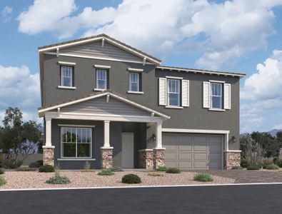 New construction Single-Family house 22744 E Stirrup St, Queen Creek, AZ 85142 plan Diamond - image