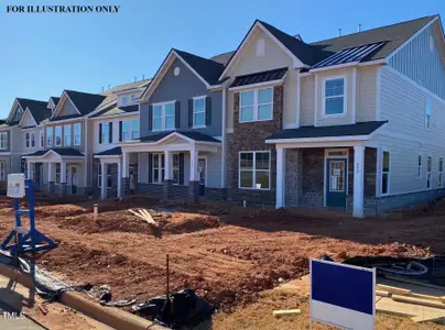 New construction Townhouse house 951 Alma Railway Dr, Unit 561, Wake Forest, NC 27587 Sycamore- photo 8 8