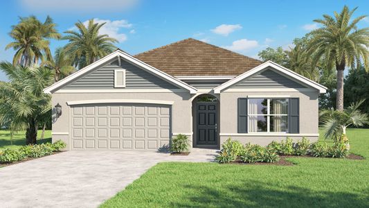 New construction Single-Family house 2672 Indian River Pkwy, Mims, FL 32754 plan Cali - image