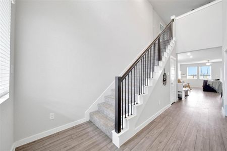 Two story foyer