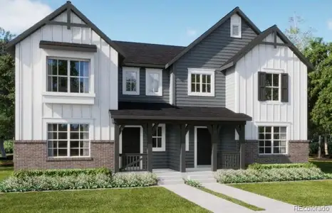 New construction Duplex house 15254 Clayton St, Thornton, CO 80602 plan Vibrant II - image