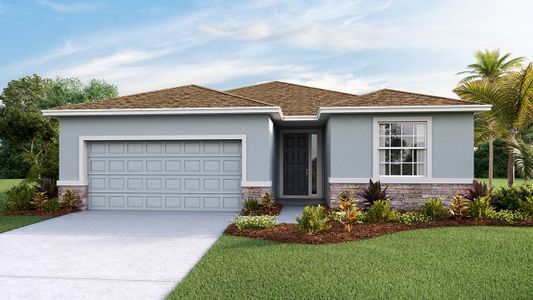 New construction Single-Family house 5327 Oxford Gray Rd, Wesley Chapel, FL 33545 null- photo 1 1