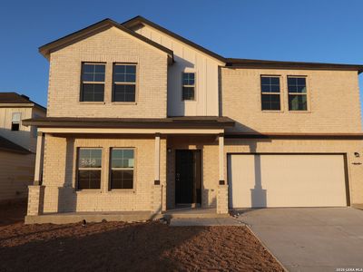 New construction Single-Family house 8638 Rucker Pond Trl, San Antonio, TX 78252 plan Columbus - 40' Smart Series - image