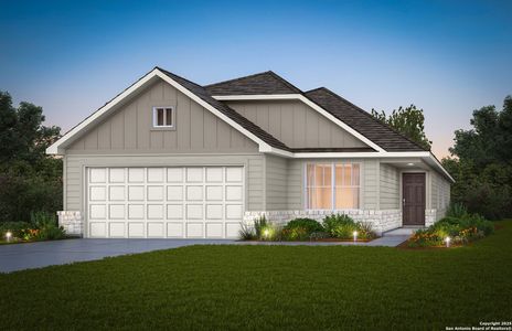 New construction Single-Family house 4141 Bermuda Ln, Seguin, TX 78155 plan Chatfield - image