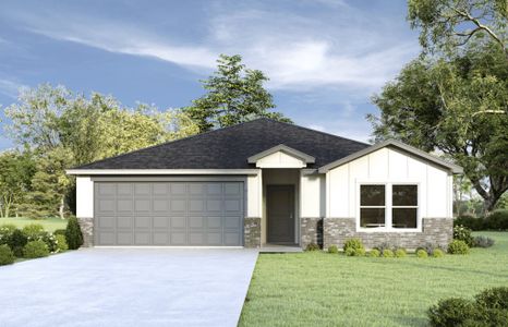 New construction Single-Family house 132 Lazy Lizzy Road, Jarrell, TX 76537 Blanco- Eastern Wells- photo 4 4