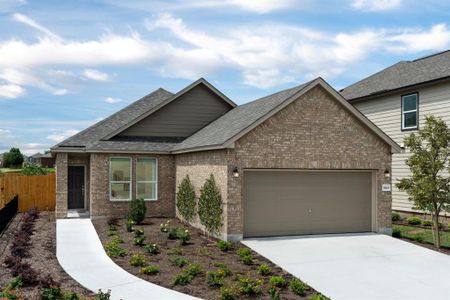 New construction Single-Family house 18633 Golden Eagle Way, Elgin, TX 78621 - photo 0