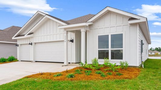 New construction Single-Family house 7236 Shady Oak Wy, Panama City, FL 32409 plan Madison-Hardi Wt 3 Sides Brick - image