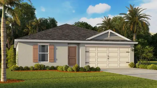 New construction Single-Family house 3113 Viceroy Ct, Poinciana, FL 34759 plan Freeport II - image