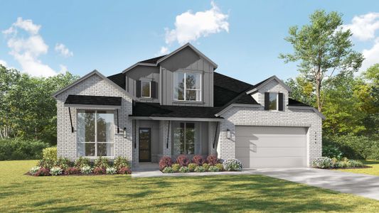 New construction Single-Family house 328 Lacy Oak Ln, Waxahachie, TX 75165 plan Leyland Plan - image