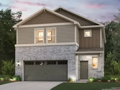 New construction Single-Family house 7303 Teal Trce, Leon Valley, TX 78240 plan Harper - 1952 - image