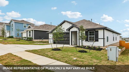 New construction Single-Family house 154 Balmorehea St, Kyle, TX 78640 plan The Carson - image