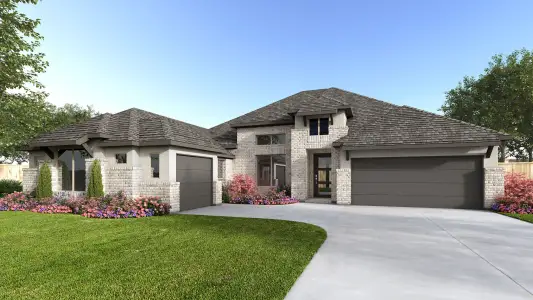 New construction Single-Family house 12026 Grassy Bend Dr, Unit 3360, Mont Belvieu, TX 77523 plan 2896W - image