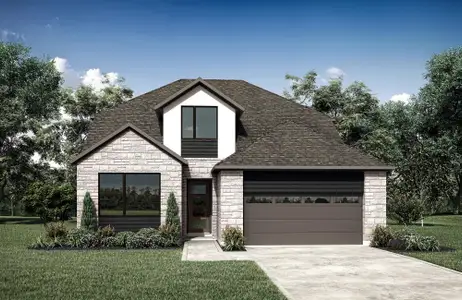 New construction Single-Family house 100 Blackberry Cv, Georgetown, TX 78628 plan Bristol - image