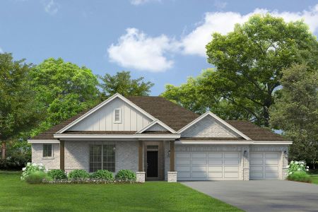 New construction Single-Family house 708 Stone Eagle Dr, Azle, TX 76020 Bluebonnet- photo 0