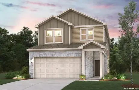 New construction Single-Family house 8911 Summerwood Bnd, San Antonio, TX 78254 plan Orchid - 2290 - image