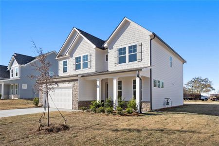 New construction Single-Family house 6146 Grand Meadows Drive, Hoschton, GA 30548 Willow- photo 0