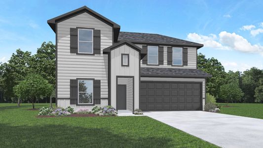 New construction Single-Family house 23556 Nectar Crest Heights, Splendora, TX 77372 Plan X35M- photo 0