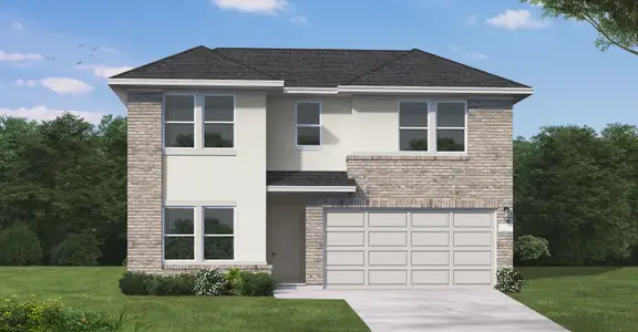 New construction Single-Family house 5100 Park Cpe, Schertz, TX 78154 plan Llana - image