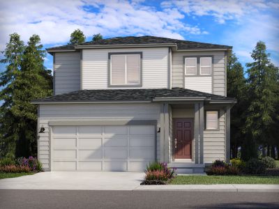 New construction Single-Family house 6691 Roundtail Wy, Colorado Springs, CO 80925 plan The Flatiron - image