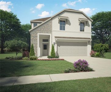 New construction Single-Family house 258 Ivory Brook Cove Dr, Lavon, TX 75166 Oak II 50'- photo 0 0