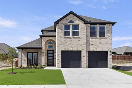 New construction Single-Family house 5221 Great Hollow Trail, Fort Worth, TX 76179 Caroline 2F- photo 0