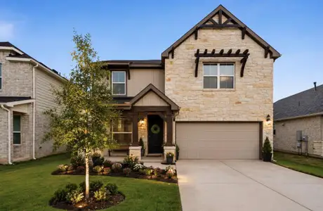 New construction Single-Family house 543 Rubber Tree Wy, Buda, TX 78610 plan Hamilton - image