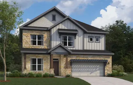 New construction Single-Family house 3928 Fulton Dr, Leander, TX 78641 plan Bonnell II - image