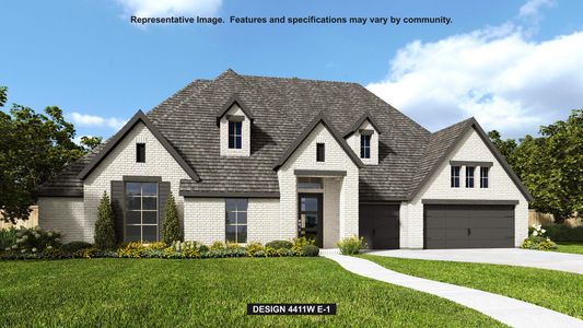 New construction Single-Family house 1040 Conastoga Ct, Driftwood, TX 78619 plan 4411W - image