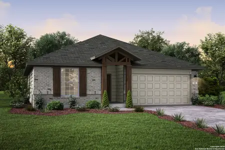 New construction Single-Family house 182 Ednie Ln, Mico, TX 78056 plan Creede - image