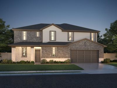 New construction Single-Family house 251 Cathedral Mountain Dr, Dripping Springs, TX 78620 plan The Frontier (C560) - image