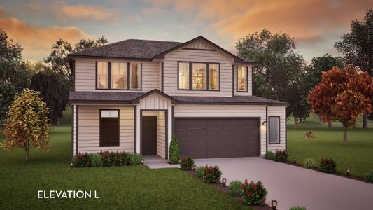 New construction Single-Family house 110 Olympic Park Dr, Kyle, TX 78640 plan Lavaca - image