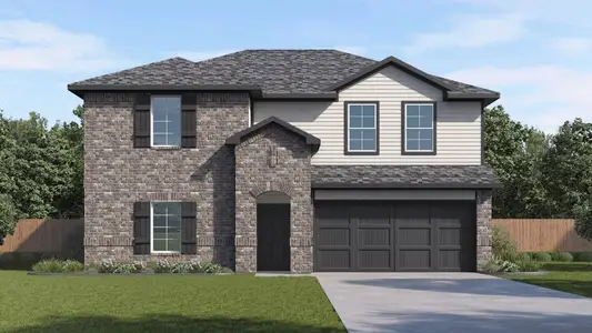 New construction Single-Family house 1310 Beach Blvd, Sherman, TX 75090 plan Perry - image