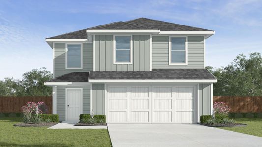 New construction Single-Family house 117 Wyatt Wy, Jarrell, TX 76537 plan Davis - image