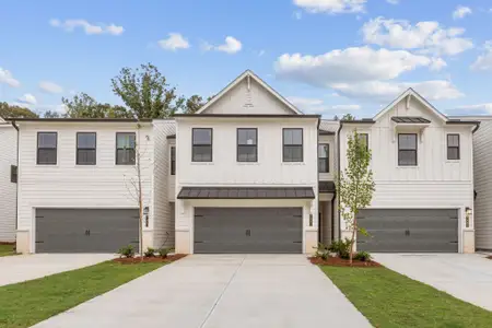 New construction Townhouse house 7485 Clover Ln, Flowery Branch, GA 30542 plan Sierra - image