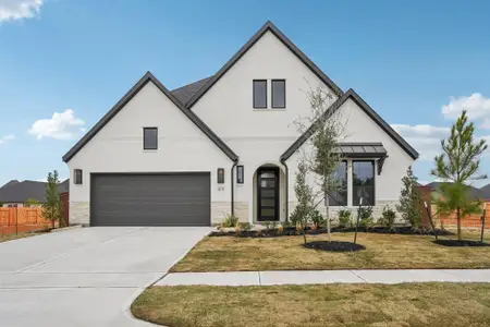 New construction Single-Family house 16231 Sheridan River Trl, Conroe, TX 77302 plan 4529 Elevation D - image