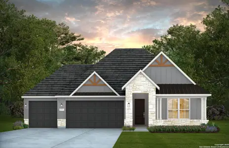 New construction Single-Family house 133 Merry Calf Ln, Boerne, TX 78006 plan Axtell - image