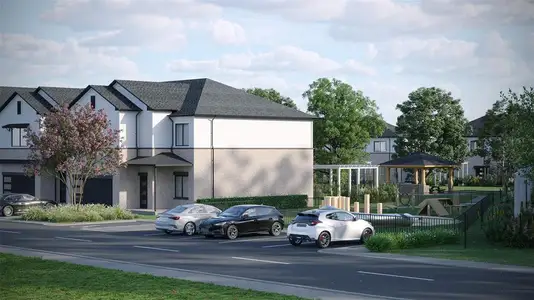 New construction Townhouse house 495 Lessie Cir, Kennedale, TX 76060 - image